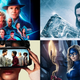 Clockwise from top left: Marvel’s Agent of SHIELD, Snowpiercer, Stargirl, Upload.